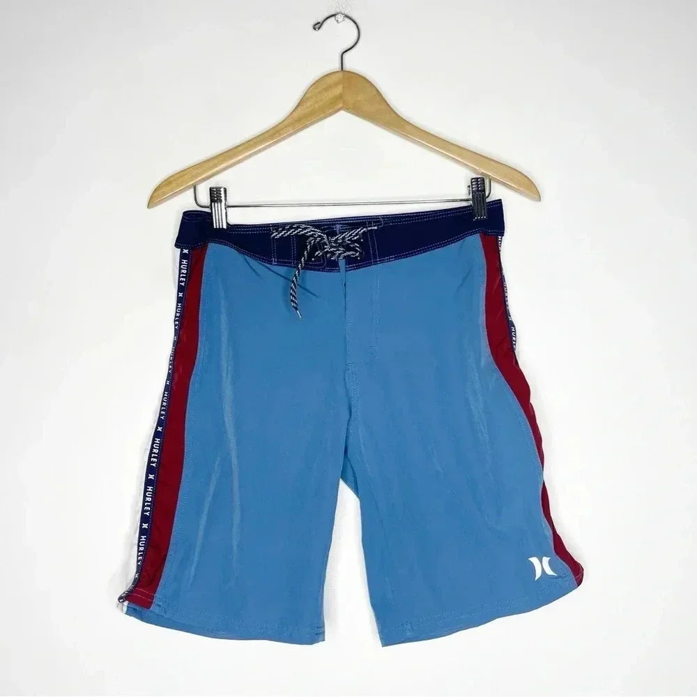 Hurley Mens Swim Trunks Hybrid Shorts Size 28
